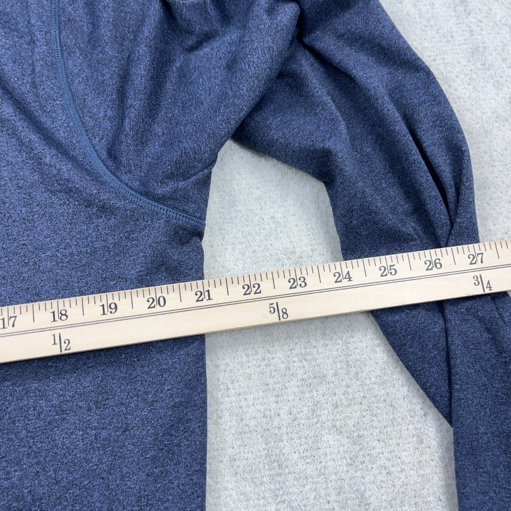 Polo Ralph Lauren Sweater Men Large Blue Pullover 1/4 Zip Performance Wicking - Picture 8 of 10
